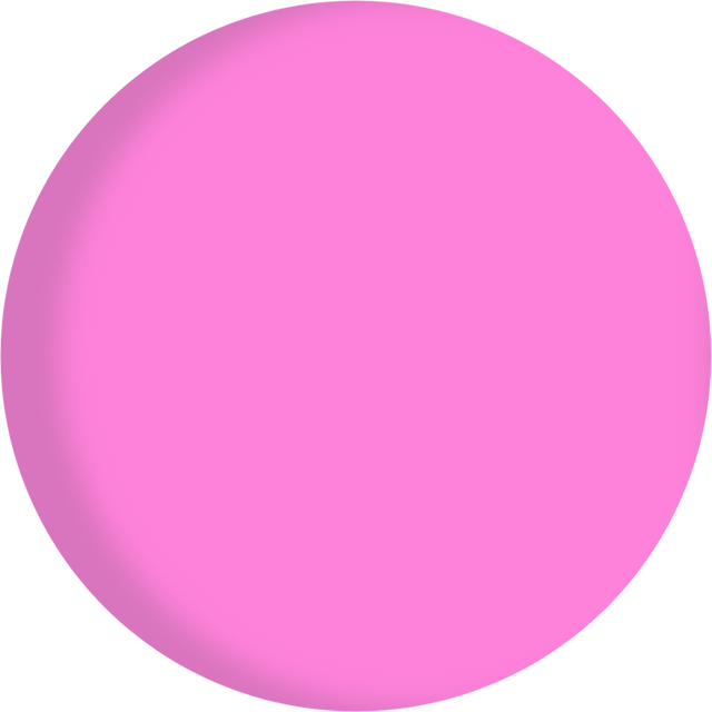 Round pink shape